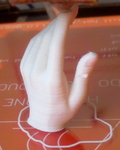  Human hand   3d model for 3d printers