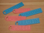  Name key chain  3d model for 3d printers