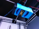 Modelo 3d de Ultimaker 2 montaje del ventilador - 40mm para impresoras 3d