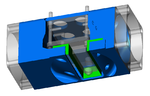 Modelo 3d de Ultimaker 2 montaje del ventilador - 40mm para impresoras 3d