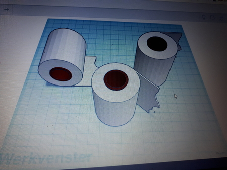  Toilet roll  3d model for 3d printers