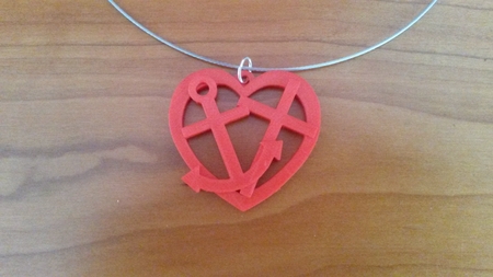 Pendant; faith,hope,love