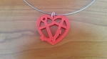  Pendant; faith,hope,love  3d model for 3d printers