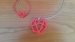  Pendant; faith,hope,love  3d model for 3d printers