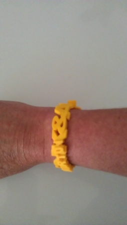  Bracelet personalized  3d model for 3d printers