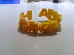  Bracelet personalized  3d model for 3d printers