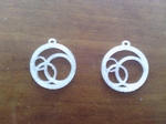  Earring circle  3d model for 3d printers