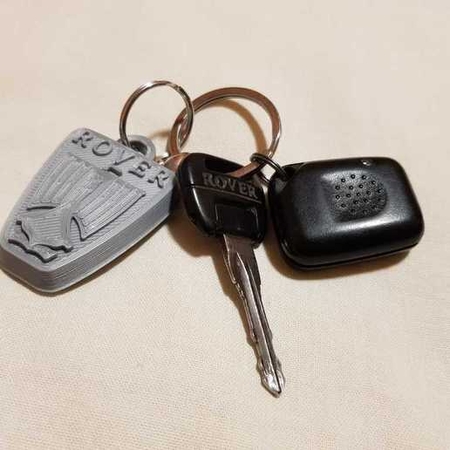 Llavero insignia Rover/Rover Badge Keychain