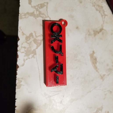  Okay boomer key-chain  3d model for 3d printers