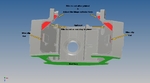 Modelo 3d de 35x35 12vdc um2 de la familia de la cubierta del ventilador centrífugo  para impresoras 3d