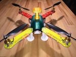 Modelo 3d de 3d imprimibles quadcopter para impresoras 3d