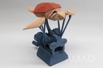 Modelo 3d de Tortuga marina voladora para impresoras 3d