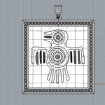 Modelo 3d de Maya símbolo para impresoras 3d