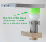 Modelo 3d de Um2 sustitución del resorte de la para impresoras 3d