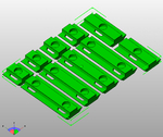  Dual printable t-slot nut for mendelmax  3d model for 3d printers