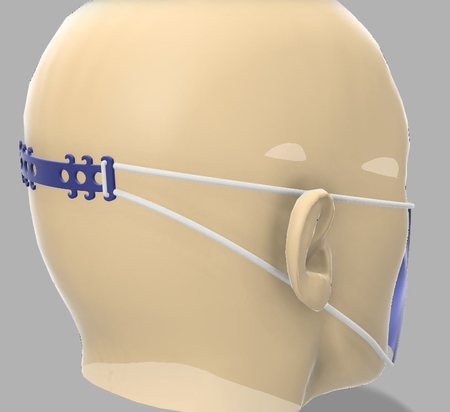  Face mask head support  3d model for 3d printers