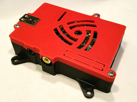 Raspberry Pi (Model B) case with 75mm VESA mount