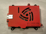  Raspberry pi (model b) case with 75mm vesa mount  3d model for 3d printers