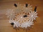  Spider's web bowl  3d model for 3d printers