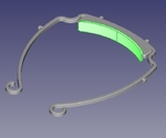  Option de coronavirus visiere Modèle 3D pour les imprimantes 3D