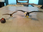 Modelo 3d de Águilas y halcones para la mesa de juego para impresoras 3d