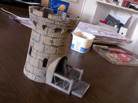 Modelo 3d de El castillo de torre de dados para impresoras 3d