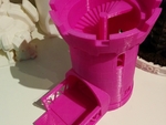 Modelo 3d de El castillo de torre de dados para impresoras 3d