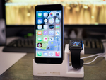  Iphone 6 plus - dock w/ integrated watch charging station  3d model for 3d printers