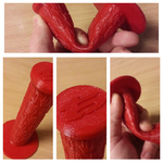  Bmx grip (ninjaflex)  3d model for 3d printers