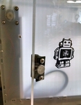  Ultimaker 2 front door with hidden magnetic catch  3d model for 3d printers