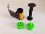 Modelo 3d de De película de 35 mm en 120 carrete para impresoras 3d