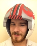  Rebel x-wing pilot helmet  3d model for 3d printers