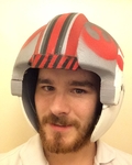 Modelo 3d de Rebelde x-wing pilot casco para impresoras 3d