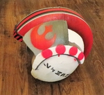 Modelo 3d de Rebelde x-wing pilot casco para impresoras 3d