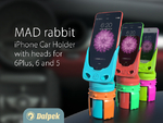  Mad rabbit - iphone car holder  3d model for 3d printers