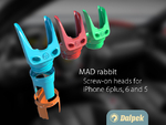  Mad rabbit - iphone car holder  3d model for 3d printers