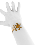 Modelo 3d de Pulpo brazalete de la pulsera para impresoras 3d