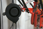  Blower fan mount for mini kossel effector  3d model for 3d printers