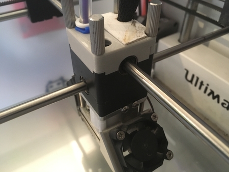  Um2 printhead (top & bottom pieces)  3d model for 3d printers