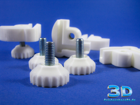  Adjustable feet for the ultimaker 1 and 2  3d model for 3d printers