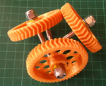 Modelo 3d de Paramétrico de la raspa de arenque conjunto de engranajes para huxley extrusora #30doc para impresoras 3d