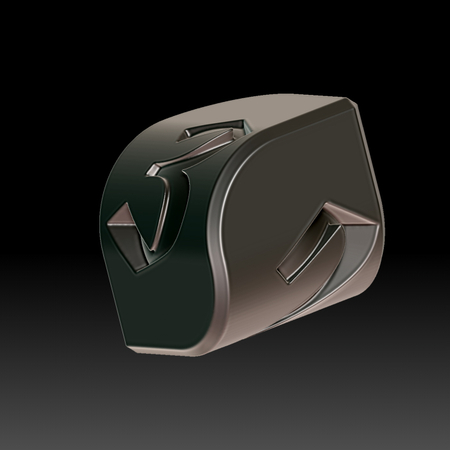  D3 : three sided die  3d model for 3d printers