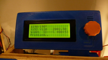 LCD de montaje en panel para la Prusa i3