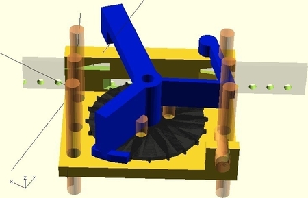 Modelo 3d de Abierto pick-n-lugar alimentador de cinta para impresoras 3d