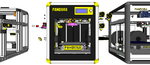  Diy 3d printer pandora dxs - 3d design  3d model for 3d printers