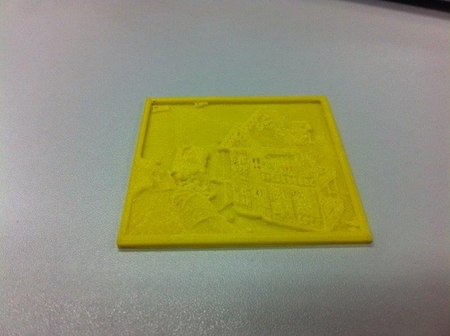 Modelo 3d de Lithophane para impresoras 3d