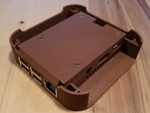 Modelo 3d de Raspberry pi 2/3 modelo b de caja de centro de medios 1 para impresoras 3d