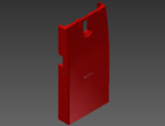  1+ extended battery case  3d model for 3d printers