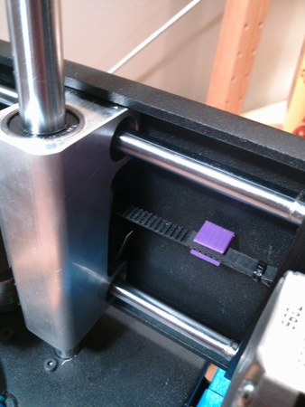  Printrbot simple belt ziptie clip replacement for g2 belt  3d model for 3d printers