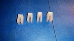 Modelo 3d de Printrbot simple cinturón ziptie clip de repuesto para el g2 de la correa para impresoras 3d